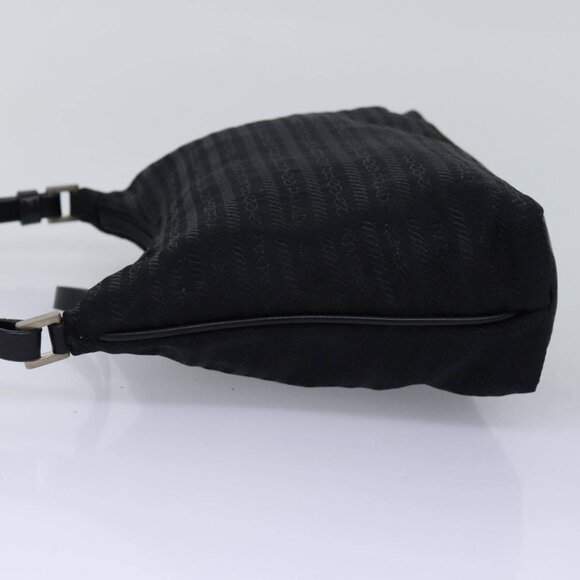 PRADA Shoulder Bag Nylon Black Auth yb570 - Picture 3 of 15